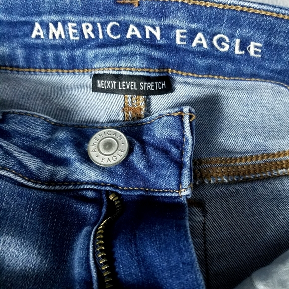 American eagle outfltters Women's Hi-Rise Shortie Next Level Stretch sz 0 - Picture 3 of 9